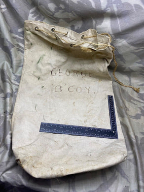 British Army Korea War Era 1954 Dated Soldier's Kit Bag. - The Militaria Shop