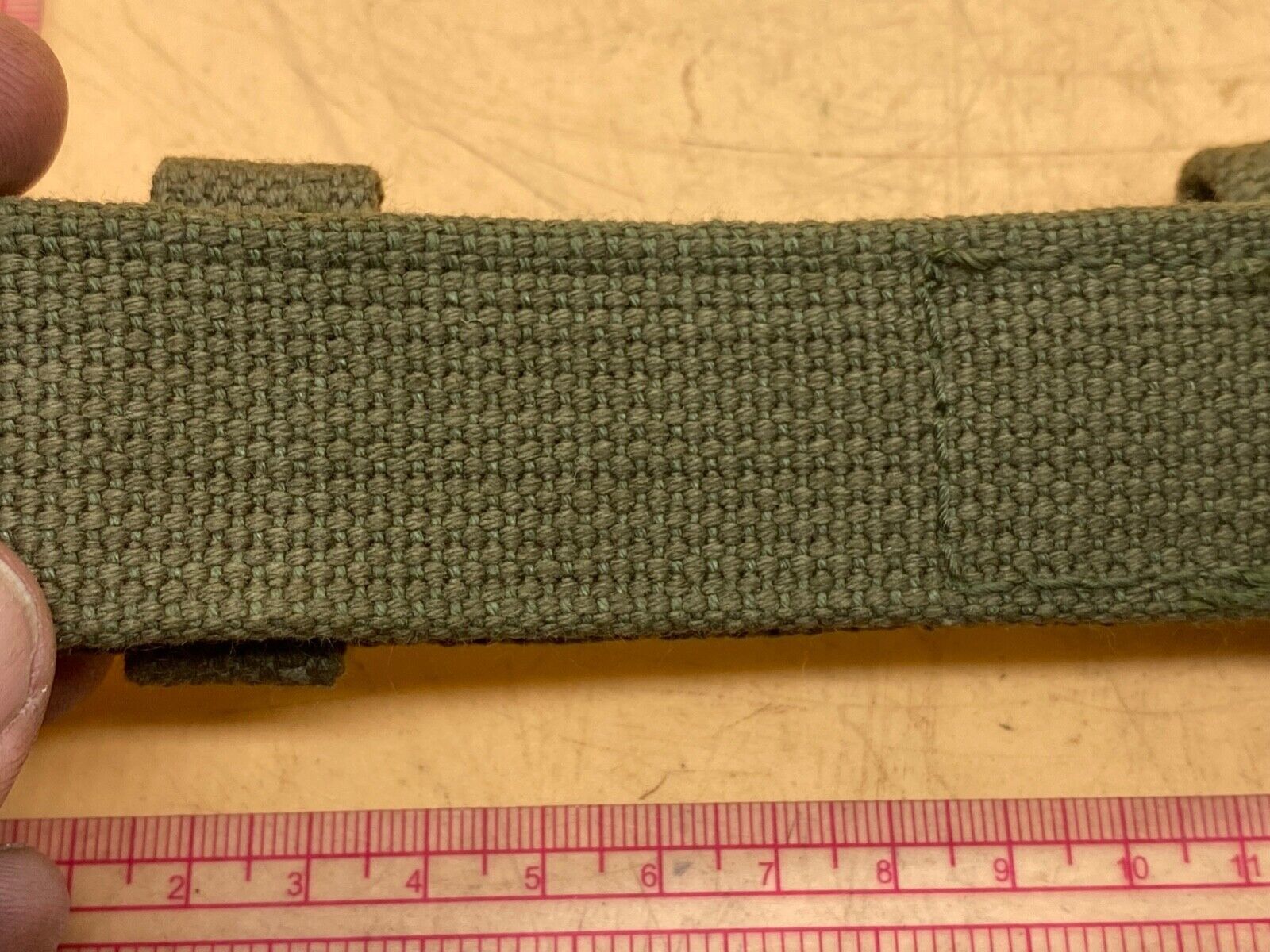 WW2 British Army 44 Pattern Webbing No 4 Frog. 1 x Mint Unissued Condition. - The Militaria Shop