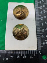 Load image into Gallery viewer, Genuine US Army Collar Disc Badges Pair - Signal Corps - The Militaria Shop
