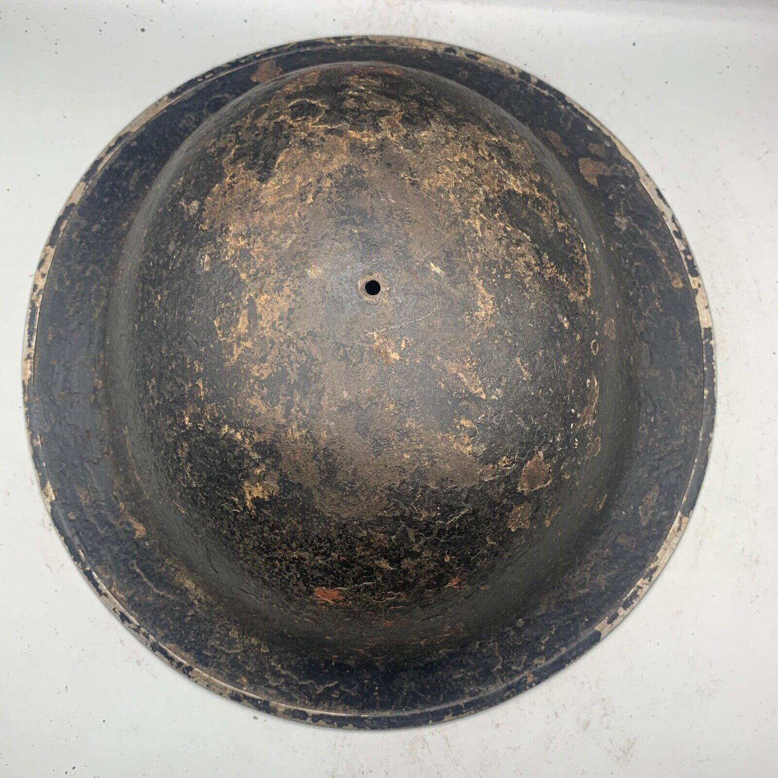 Original WW2 South African Army Mk2 Brodie Helmet - British Style Combat Helmet - The Militaria Shop