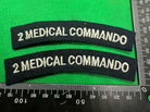 2nd Medical Commando British Army Shoulder Titles - WW2 Onwards Pattern - The Militaria Shop