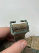 WW2 British Army / RAF 37 Pattern Webbing Water Bottle Carrier Harness 1943 Date - The Militaria Shop