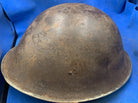 Original WW2 British Army / Canadian Army Mk3 Turtle Combat Helmet - The Militaria Shop