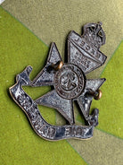 WW1 / WW2 THE RANGERS Blackened Kings Crown Cap Badge - The Militaria Shop