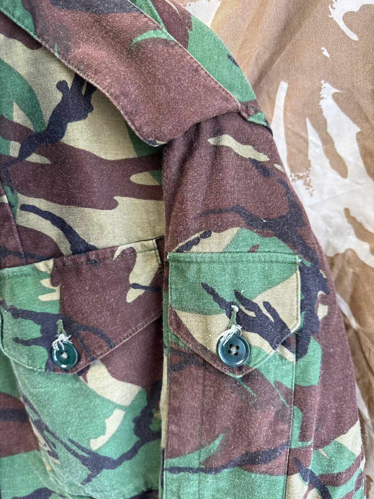 Genuine British Army 1968 Pattern DPM Combat Smock - Size 4 - 38" Chest - The Militaria Shop
