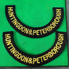 Original WW2 British Home Front Civil Defence Huntingdon & Peter Shoulder Ti - The Militaria Shop