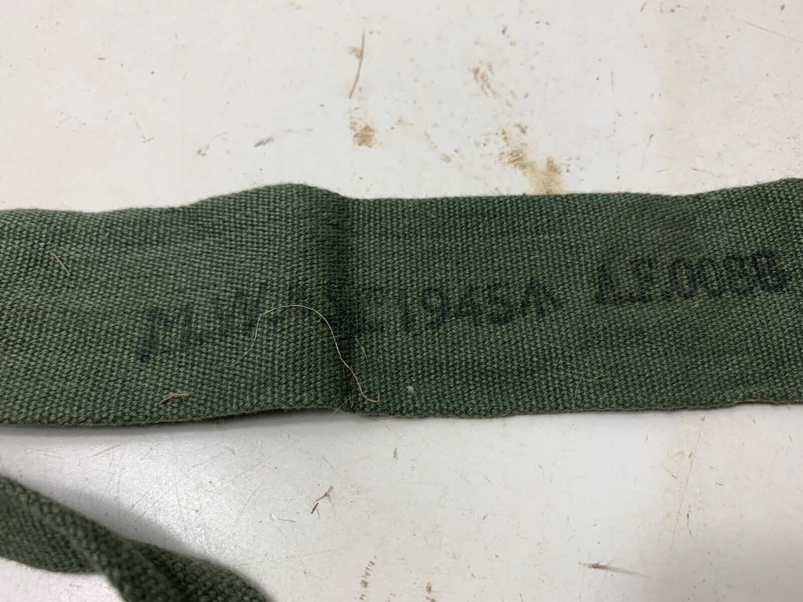 Original WW2 British Army 44 Pattern Shoulder / Equipment Strap - 1945 Dated - The Militaria Shop