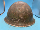 WW2 Mk3 High Rivet Turtle - British / Canadian Army Helmet - Good Original - The Militaria Shop