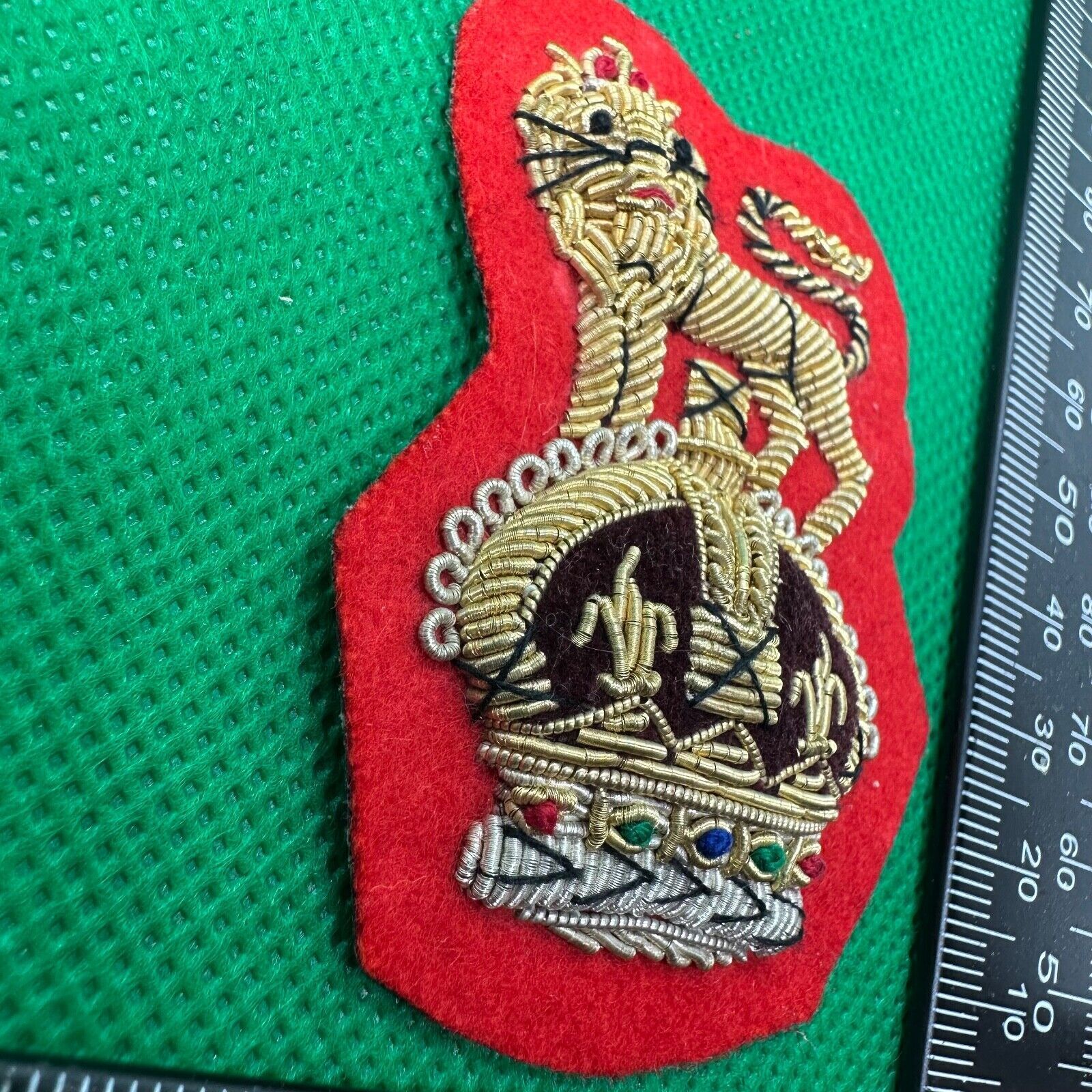 British Army Pay Corps Kings Crown Cap / Beret / Collar / Blazer Badge - UK Made - The Militaria Shop