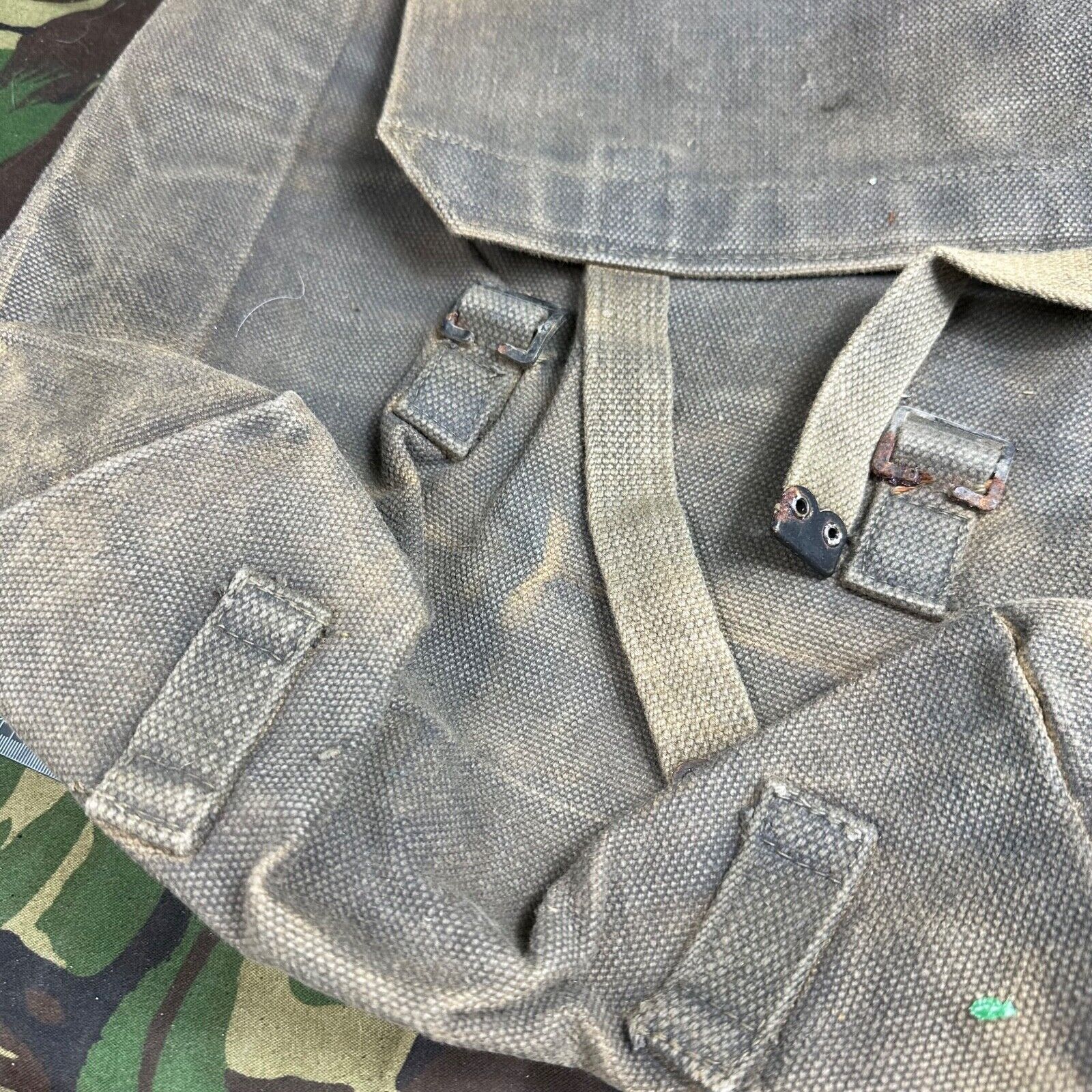 British Army / RAF 37 Pattern Large Pack - WW2 Pattern -Used Condition Original - The Militaria Shop