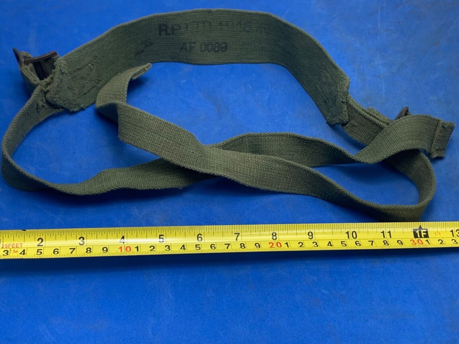 Original WW2 British Army 44 Pattern Shoulder Strap - 1945 Dated - The Militaria Shop