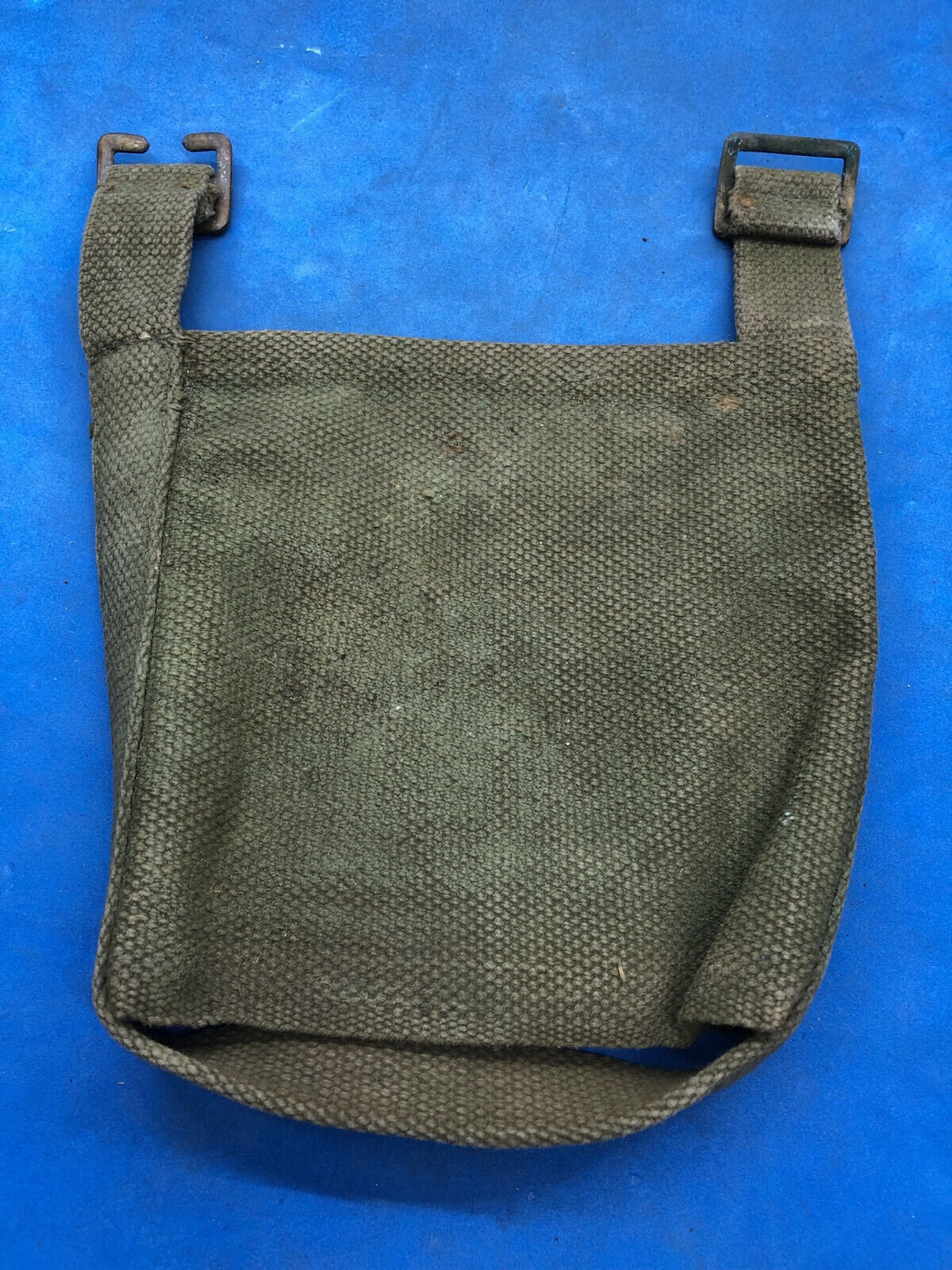 WW2 British Army 37 Pattern Webbing Water Bottle Carrier Harness - 1944 Dated - The Militaria Shop