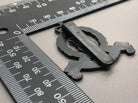 Genuine British Army Blackened Adjutant General's Corps Cap Badge - The Militaria Shop