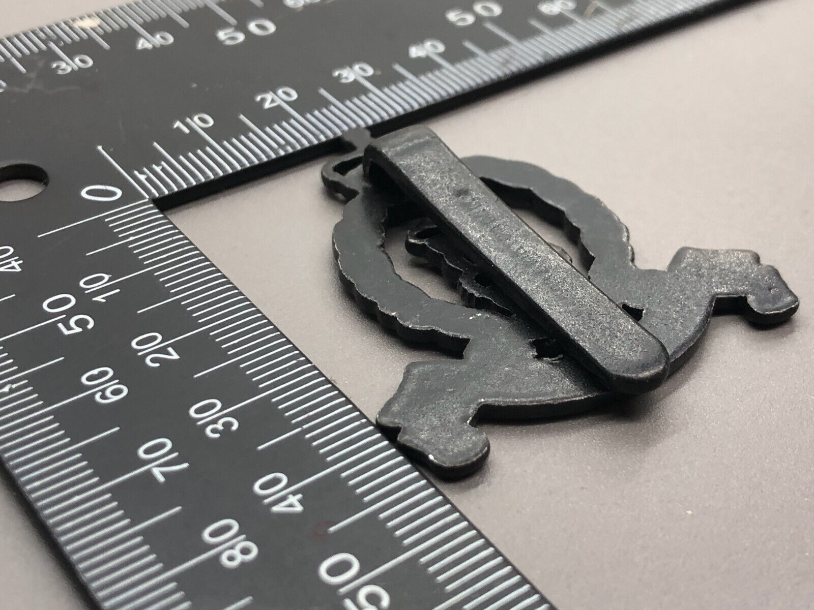 Genuine British Army Blackened Adjutant General's Corps Cap Badge - The Militaria Shop