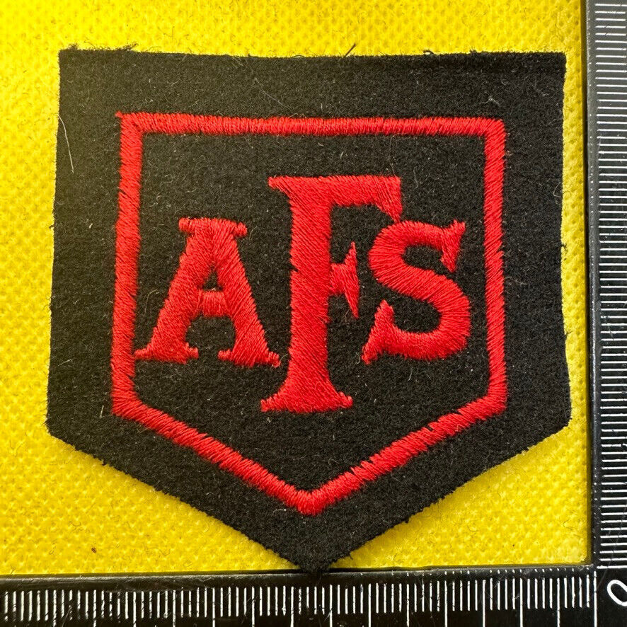 WW2 British Civil Defence Home Front Auxillary Fire Service AFS Original Badge - The Militaria Shop