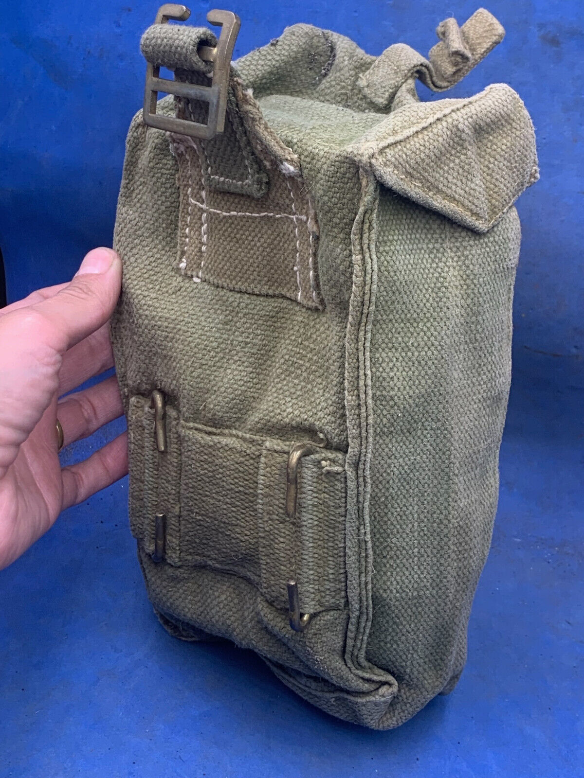 Original British Army 37 Pattern Webbing Bren Pouch WW2 Pattern - The Militaria Shop