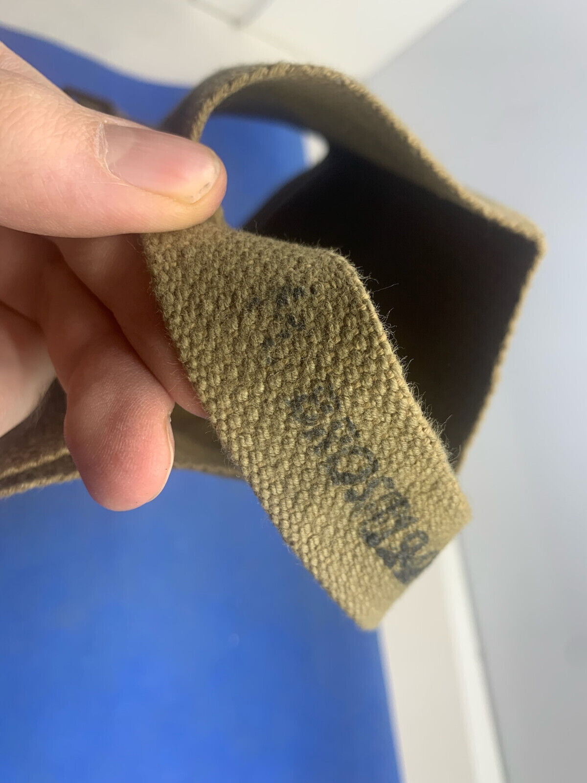 WW2 British Army / RAF 37 Pattern Webbing Water Bottle Carrier Harness 1942 Date - The Militaria Shop