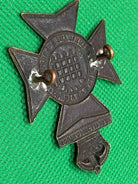 Original British Army 16th County of London Queen's Westminsters Cap Badge - The Militaria Shop