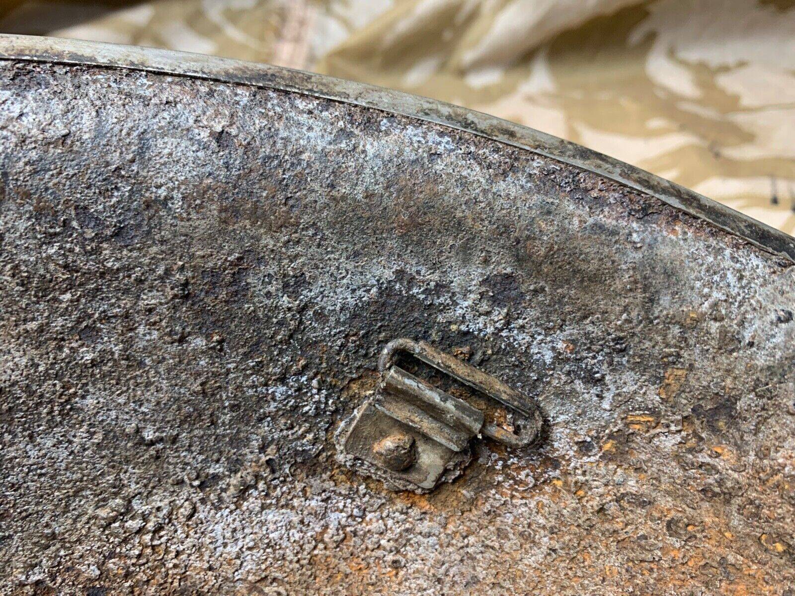 WW2 Mk3 High Rivet Turtle - British / Canadian Army Helmet - Nice Original - The Militaria Shop