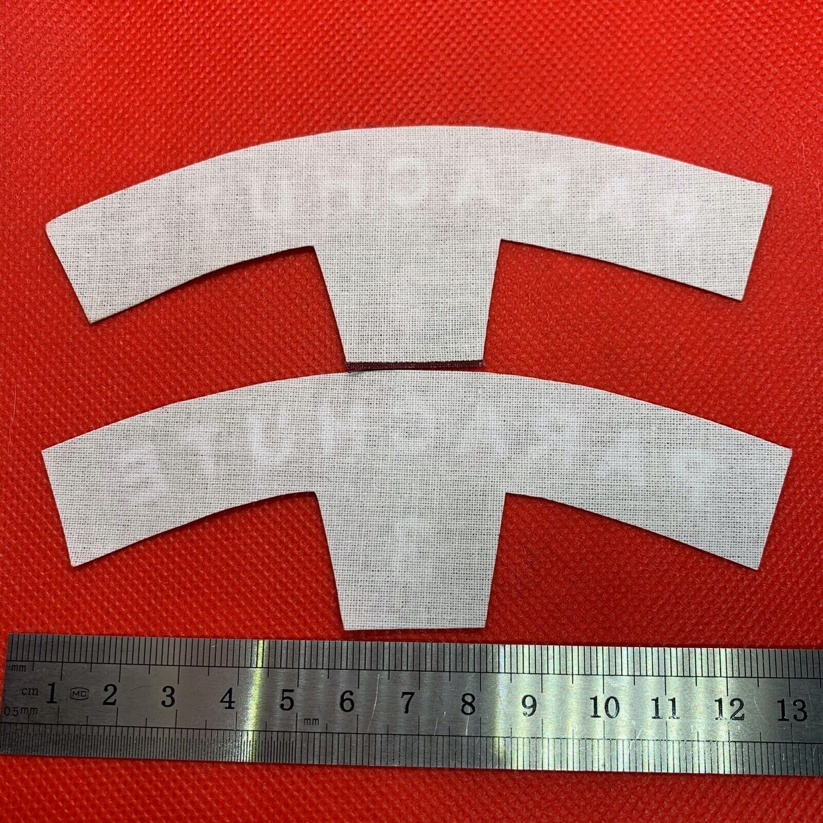 Pair of WW2 Style Printed Parachute Regiment No.3 Shoulder Titles - Reproduction - The Militaria Shop
