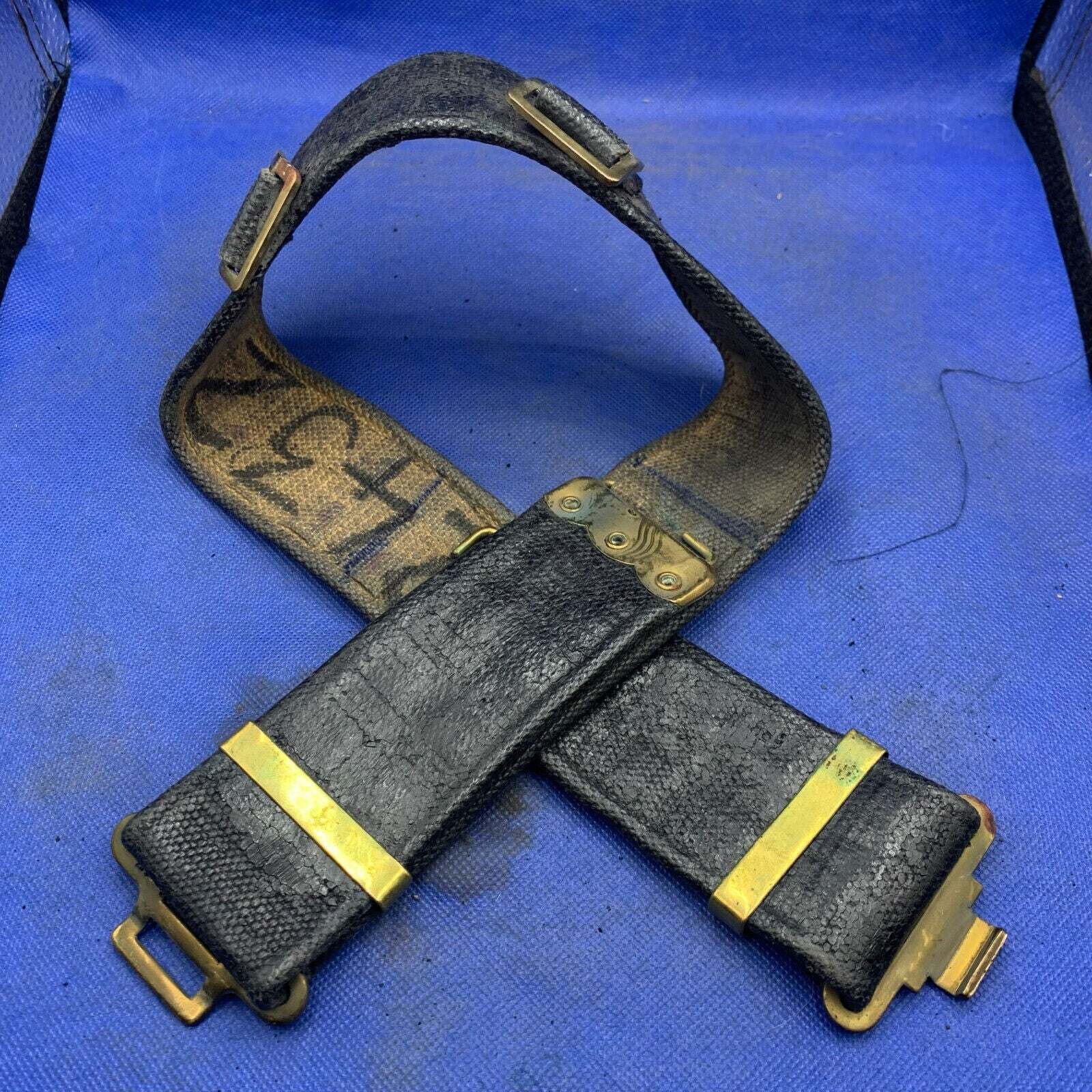 WW2 British Army / RAF 37 Pattern Combat Belt - Used Original - 40" Waist - The Militaria Shop