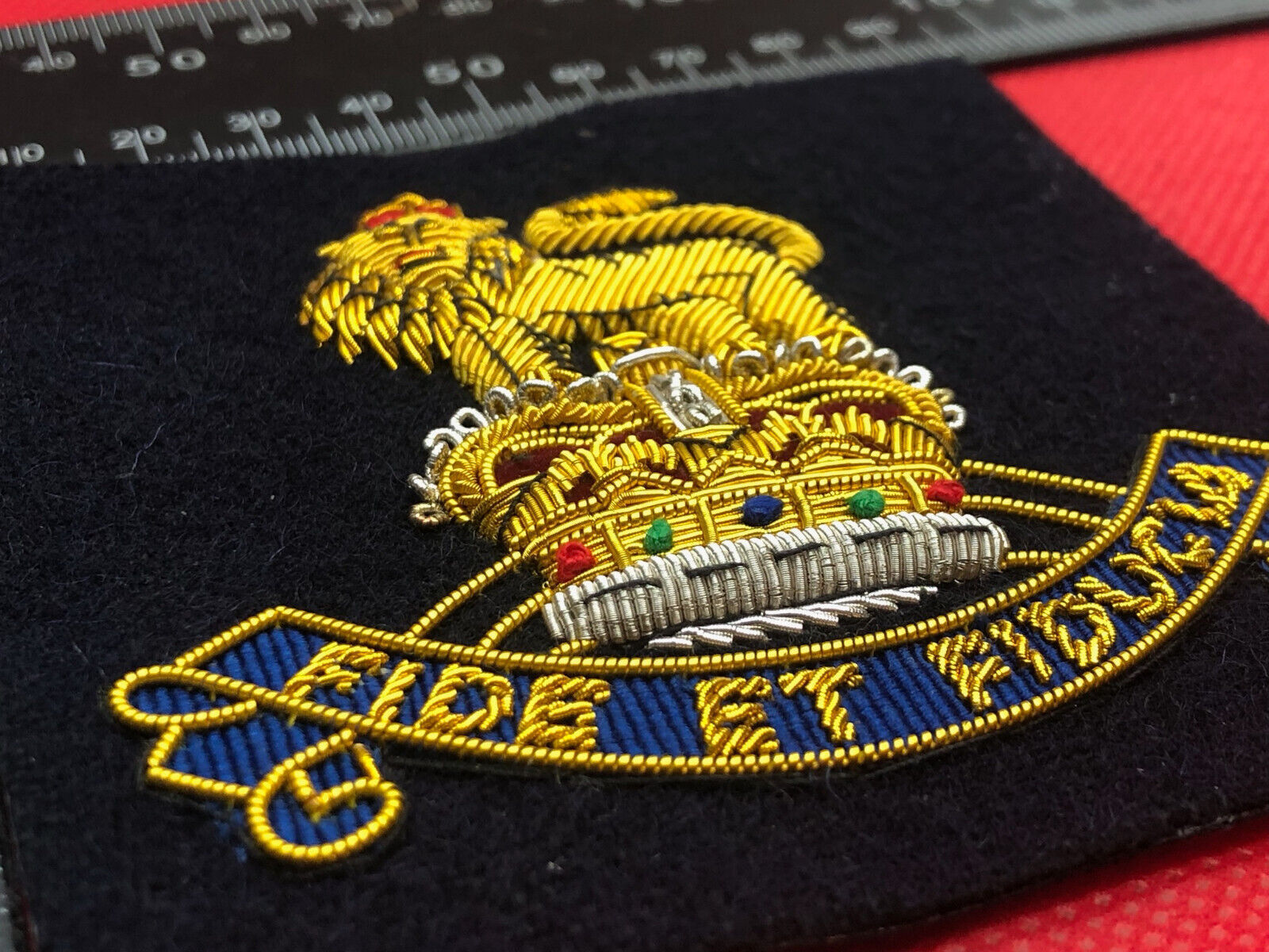 British Army Bullion Embroidered Blazer Badge - Army Pay Corps - The Militaria Shop
