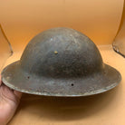 Original WW2 South African Army Mk2 Brodie Helmet - British Style Combat Helmet - The Militaria Shop