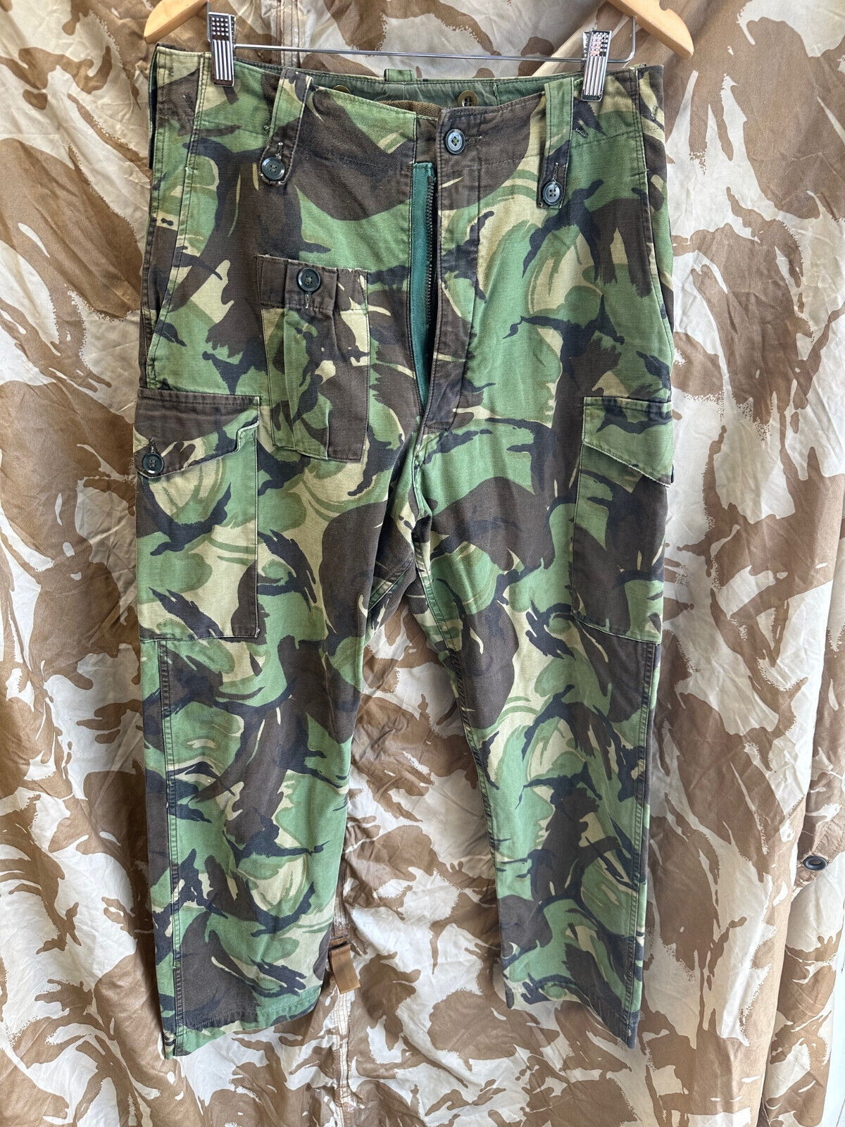 Genuine British Army 1968 Pattern DPM Combat Trousers - Size 2 - 32" Waist - The Militaria Shop