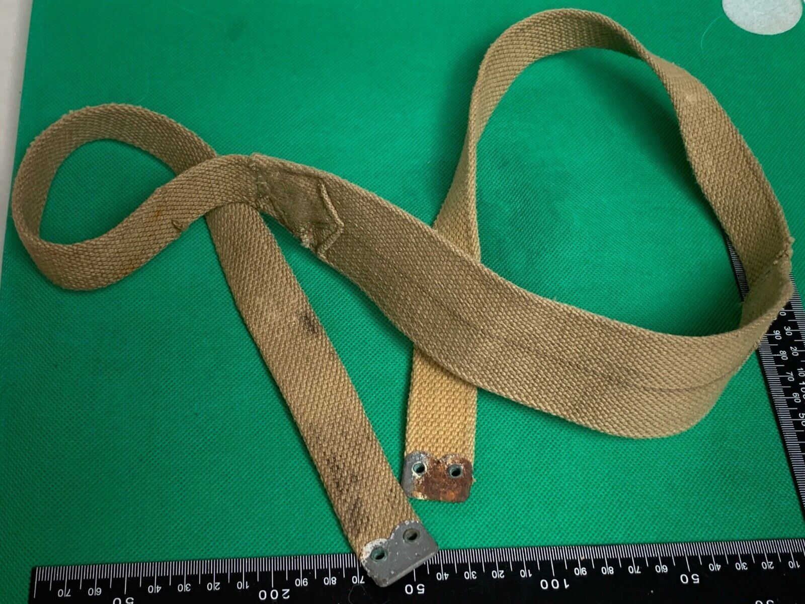 Original WW2 British Army 37 Pattern Shoulder Strap - NORMAL - M&S 1945 - The Militaria Shop