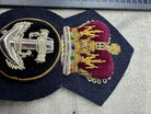 British Royal Navy Petty Officers CPO Cap Badge Bullion Queen's Crown - The Militaria Shop