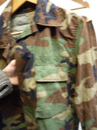 Genuine US Airforce Camouflaged BDU Battledress Uniform - 33 to 37 Inch Chest - The Militaria Shop