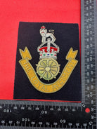 British Army Bullion Embroidered Blazer Badge - The Loyal Regiment - Kings Crown - The Militaria Shop