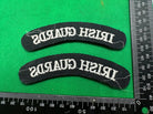 Irish Guards British Army Shoulder Titles Pair - WW2 Onwards Pattern - The Militaria Shop