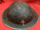 Original WW2 Combat Helmet - British / South African Army Mk2 Brodie Helmet - The Militaria Shop