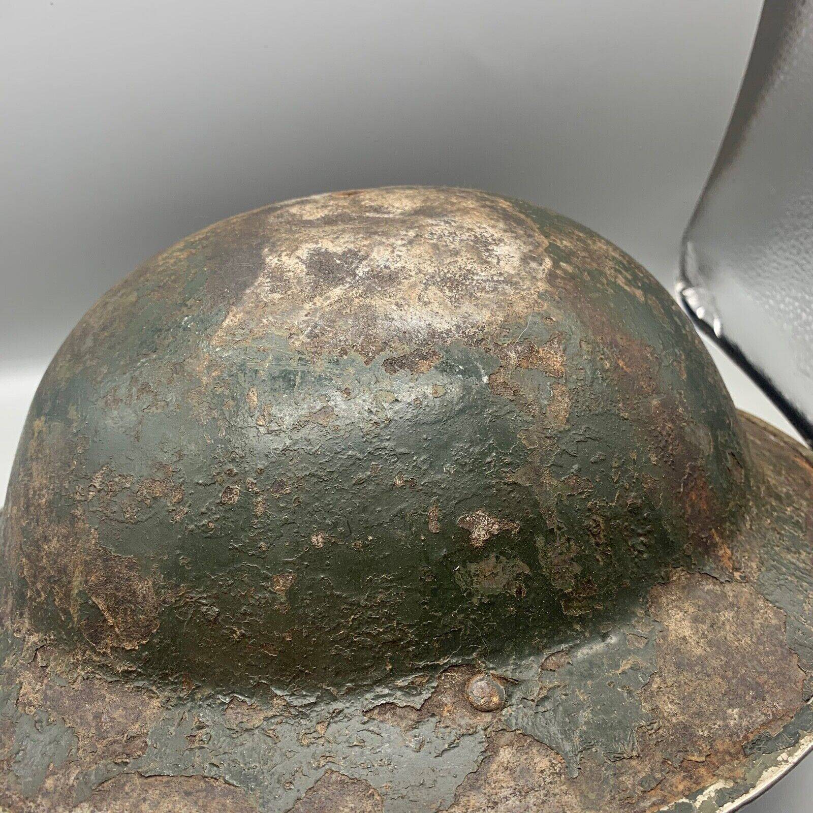 Original WW2 South African Army Mk2 Brodie Helmet - British Style Combat Helmet - The Militaria Shop