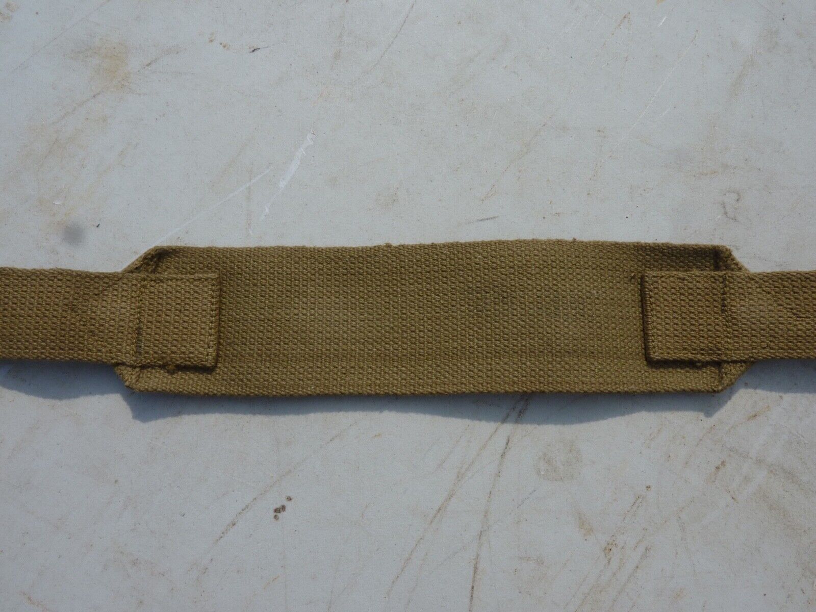 Original WW2 British Army 37 Pattern Yoke Utility Shoulder Strap -PM 1945 Dated - The Militaria Shop