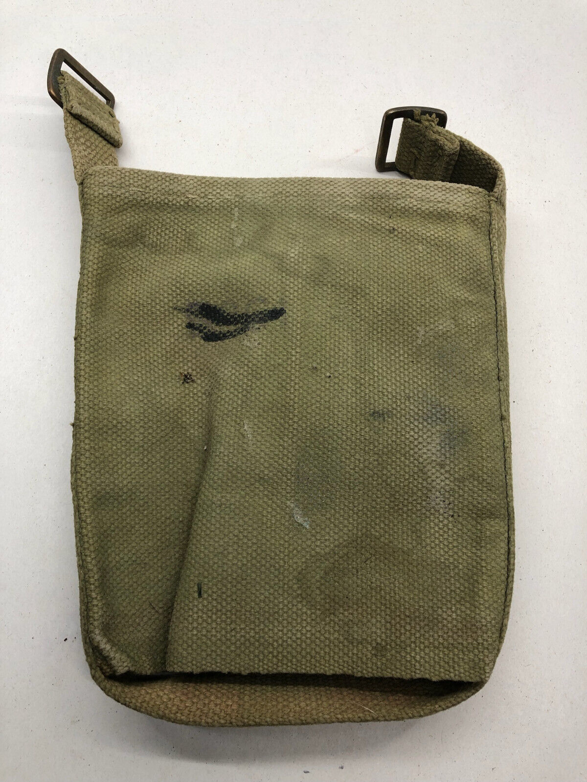 WW2 British Army 37 Pattern Webbing Water Bottle Carrier Harness - 1942 Dated - The Militaria Shop