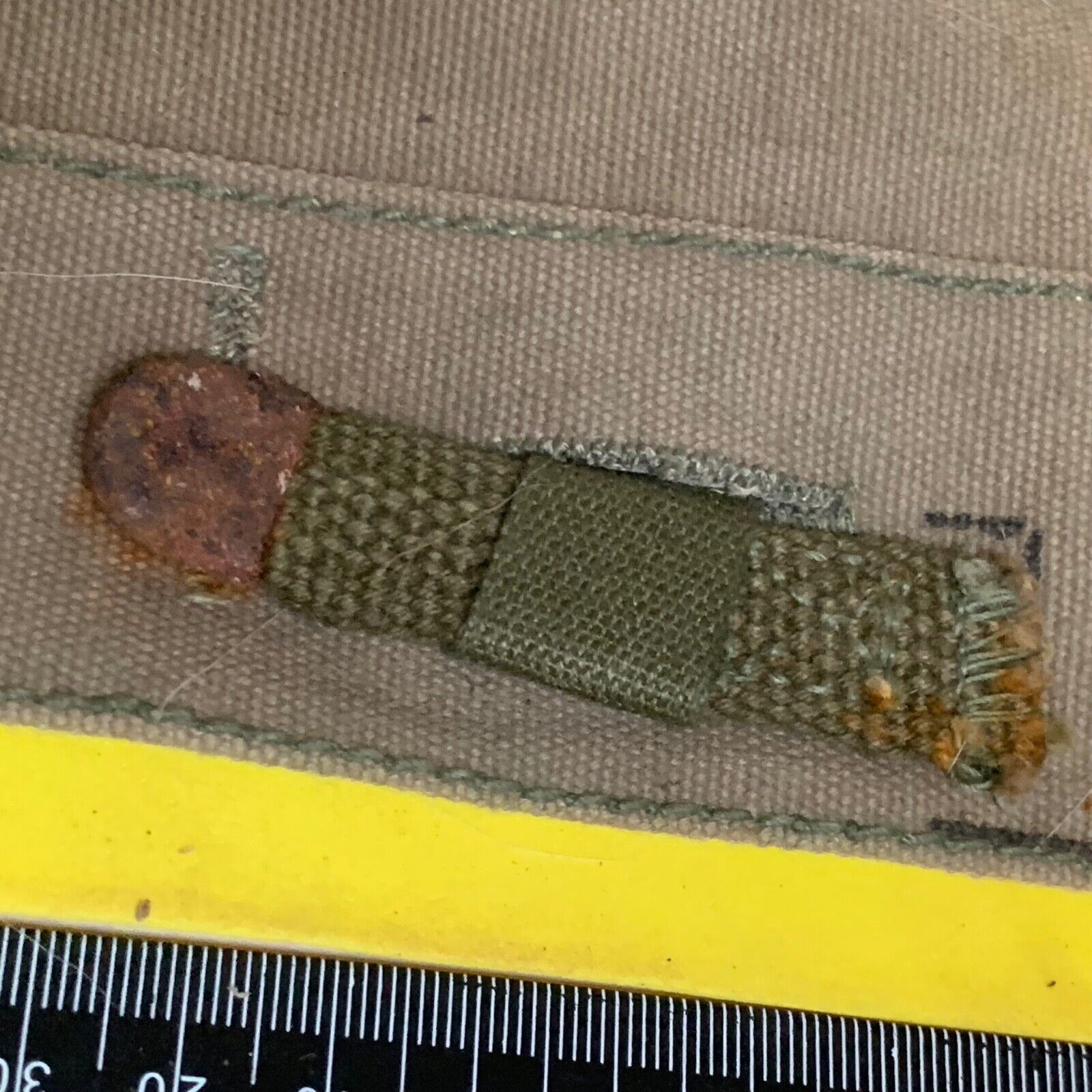 Original WW2 US Army M1928 Haversack Pack Tail - 1944 Dated - The Militaria Shop