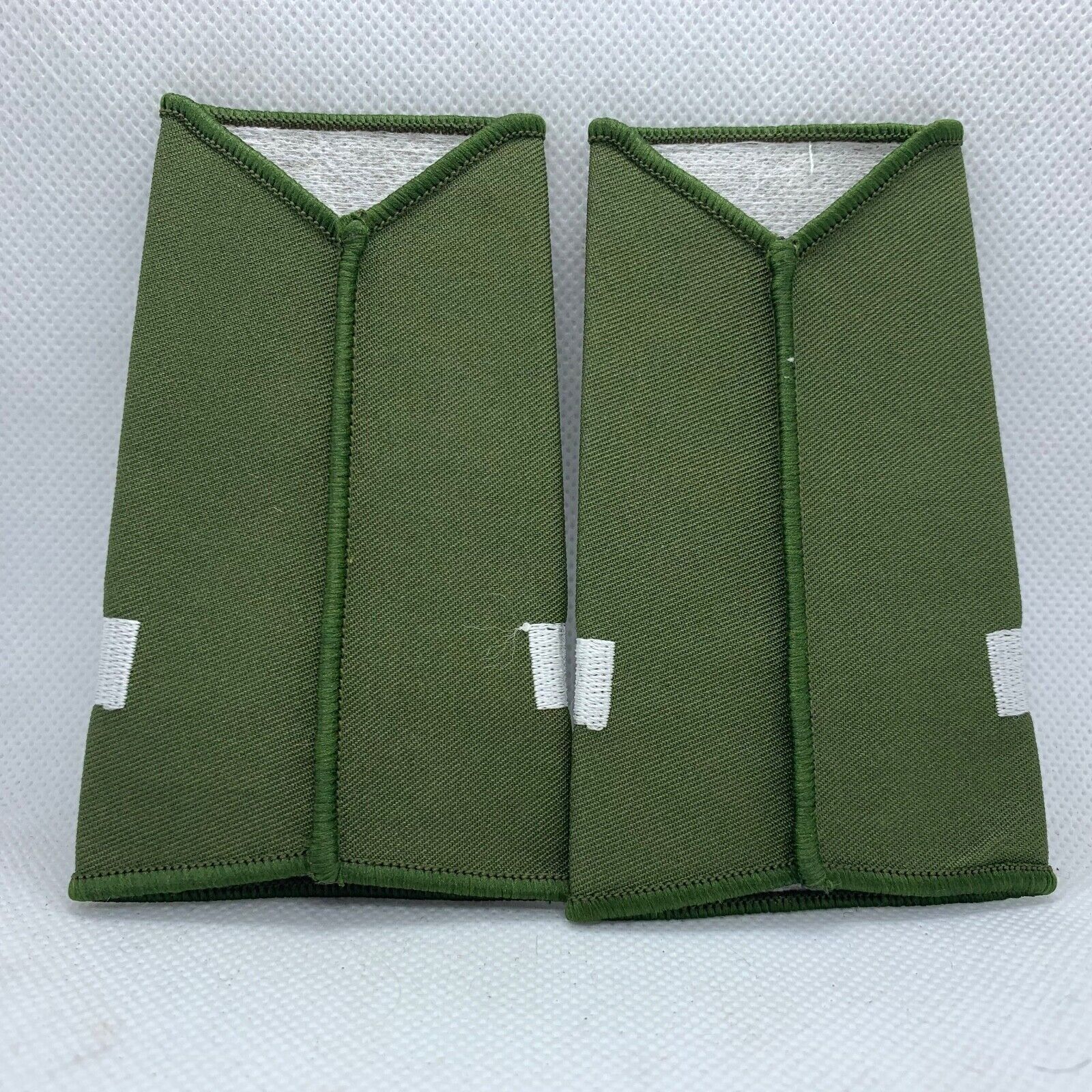 CCF OD Green Rank Slides / Epaulette Pair Genuine British Army - NEW - The Militaria Shop