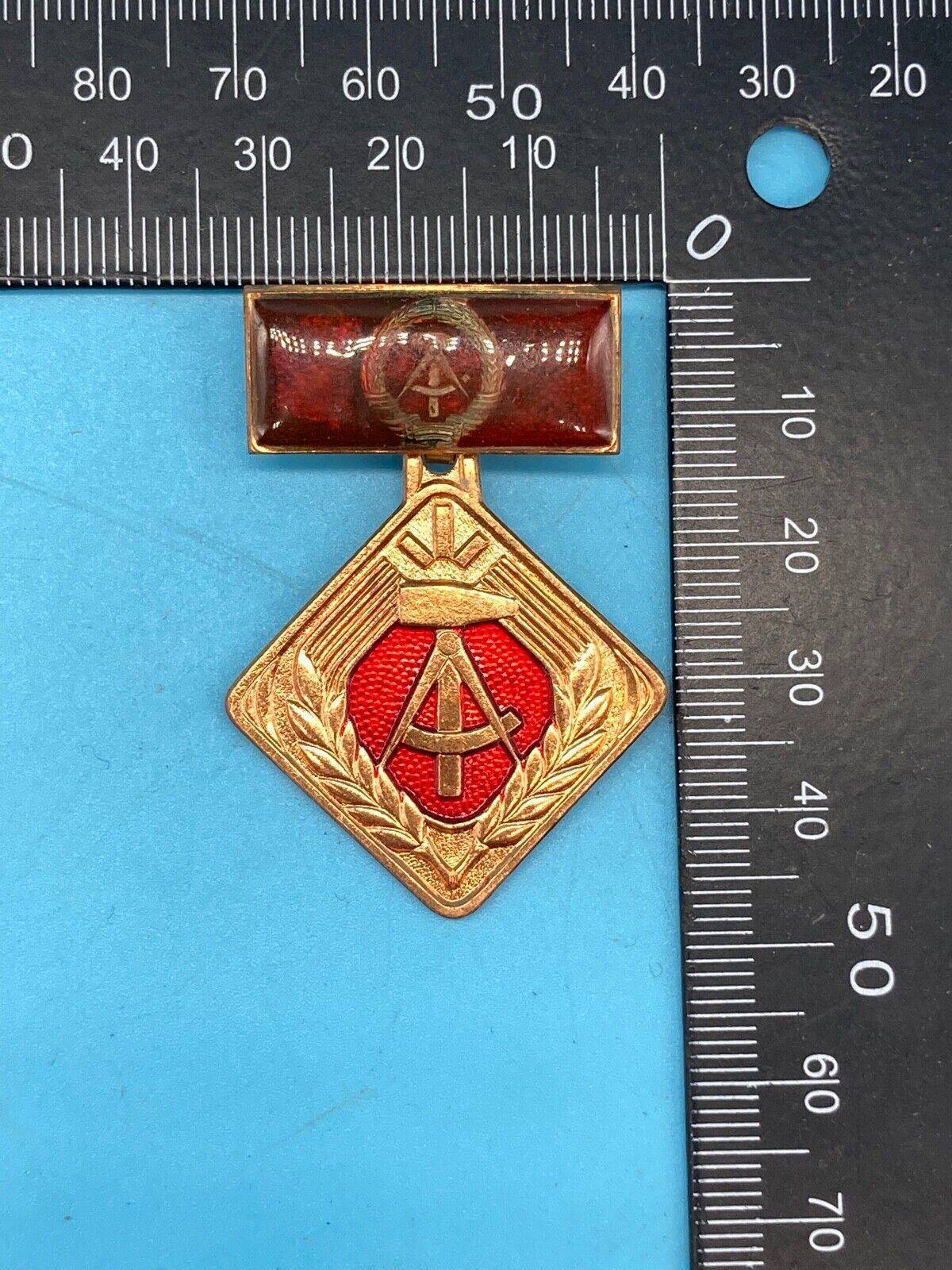 Genuine East German DDR Collective Socialist Work Labor Badge White Box - The Militaria Shop