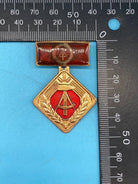 Genuine East German DDR Collective Socialist Work Labor Badge White Box - The Militaria Shop