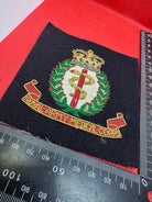 British Army Bullion Embroidered Blazer Badge - RAMC Royal Army Medical Corps - The Militaria Shop