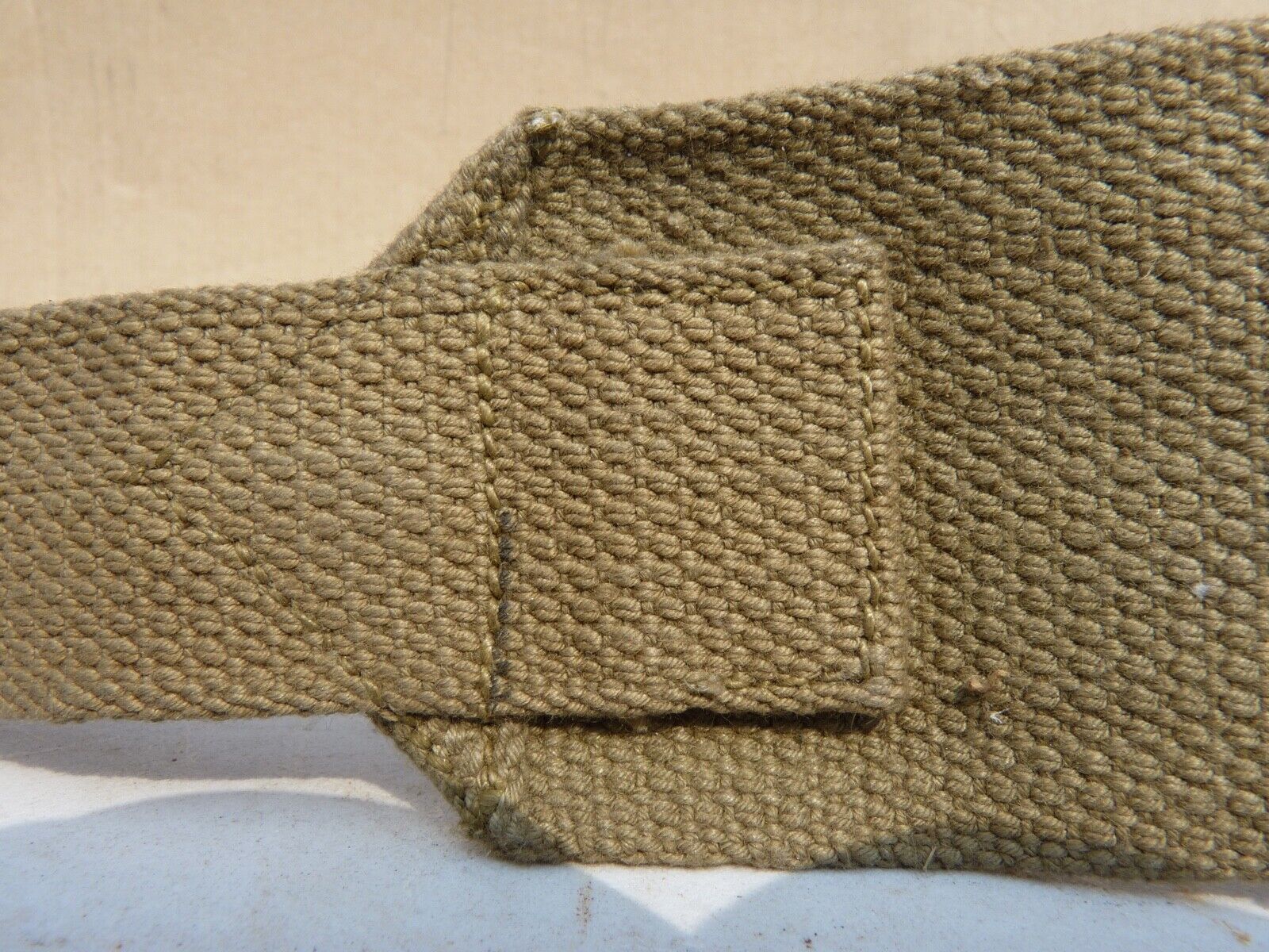 Original WW2 British Army 37 Pattern Yoke Utility Shoulder Strap -PM 1945 Dated - The Militaria Shop