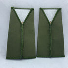 Fusiliers OD Green Rank Slides / Epaulette Pair Genuine British Army - NEW - The Militaria Shop