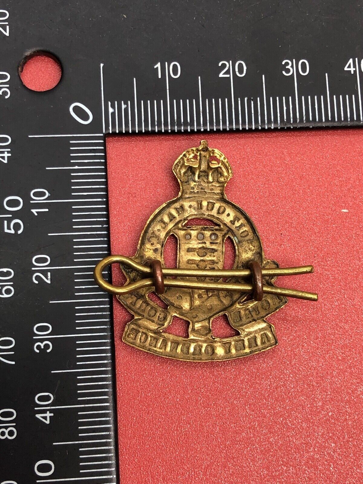 Original WW2 British Army Cap Badge - RAOC Royal Army Ordinance Corps - The Militaria Shop