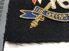 British Army Bullion Embroidered Blazer Badge - 16th The Queen's Lancers - The Militaria Shop