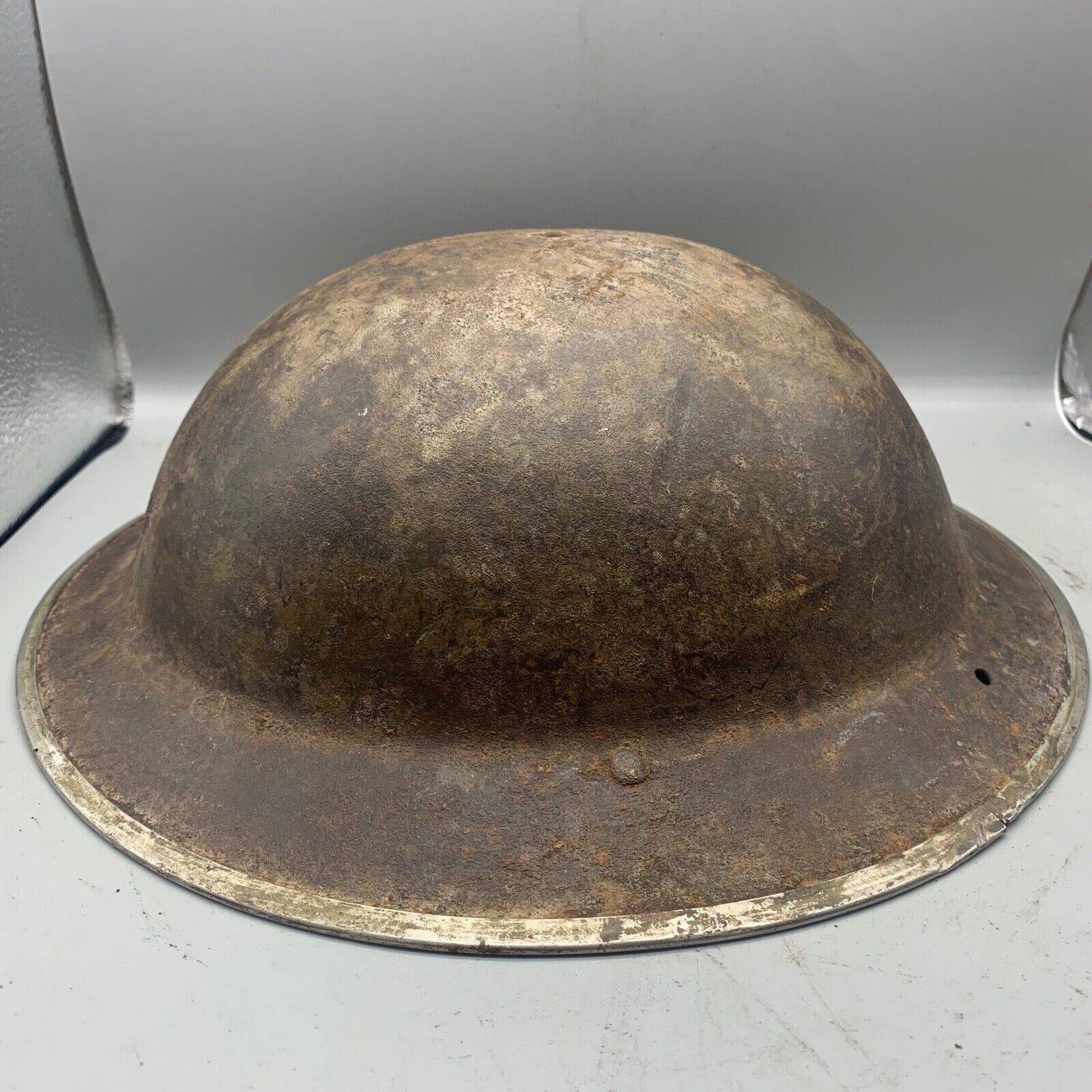 Original WW2 South African Army Mk2 Brodie Helmet - British Style Combat Helmet - The Militaria Shop