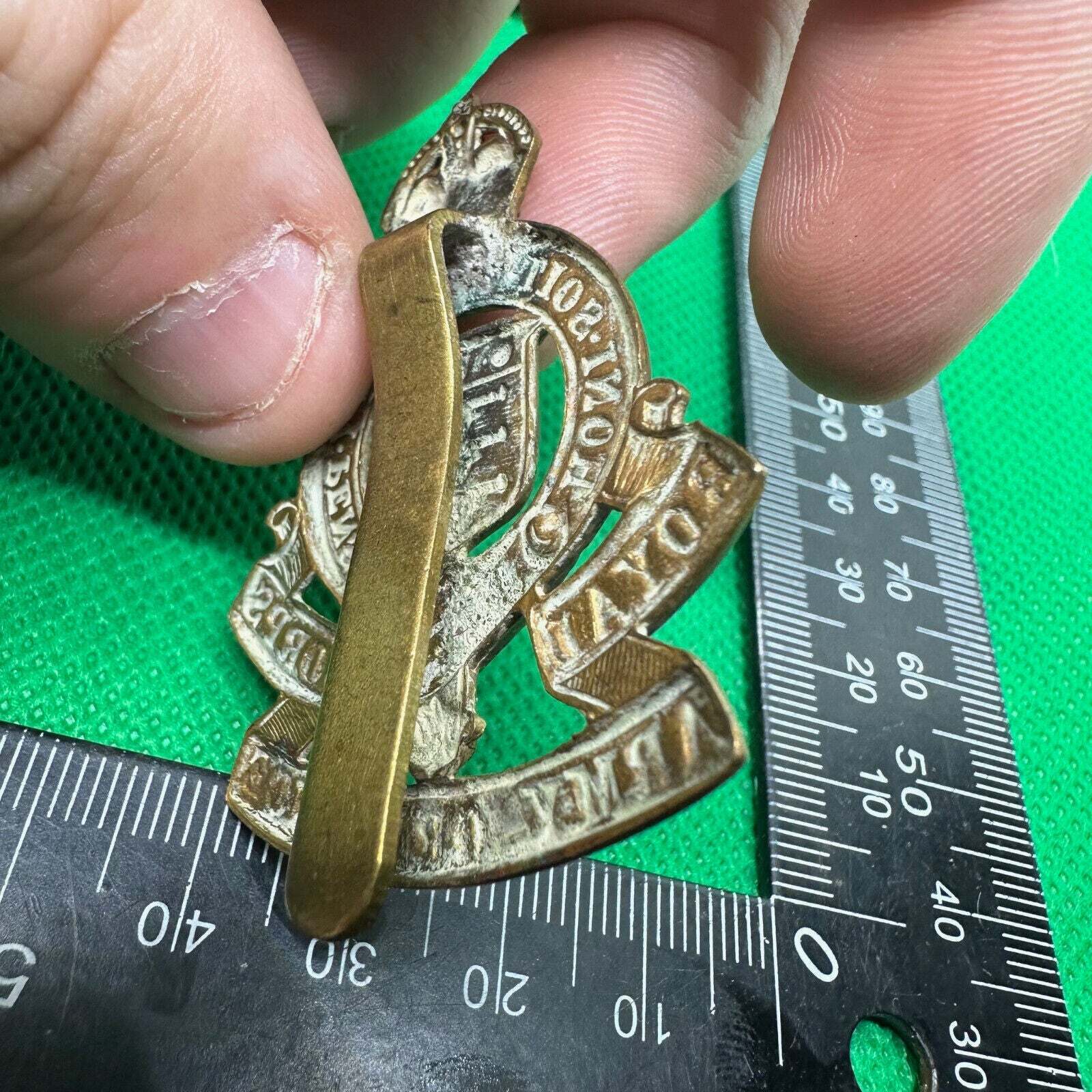 Original WW2 British Army Royal Army Ordnance Corps Cap Badge - The Militaria Shop