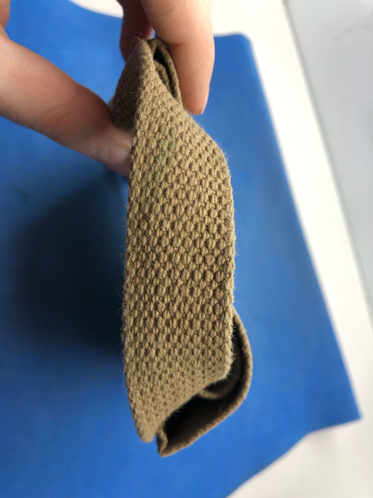 WW2 British Army 37 Pattern Webbing Water Bottle Carrier Harness - 1943 Dated - The Militaria Shop