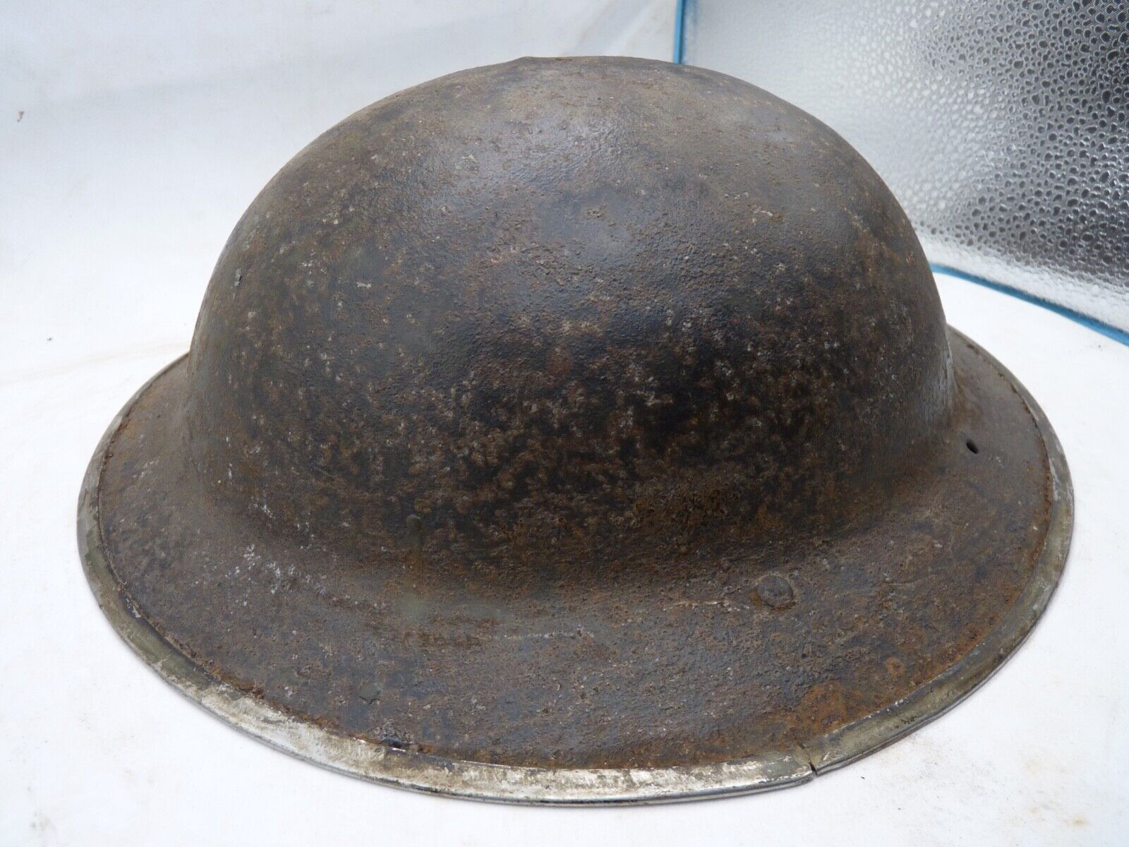 Original WW2 British Style South African Mk2 Army Combat Helmet - The Militaria Shop